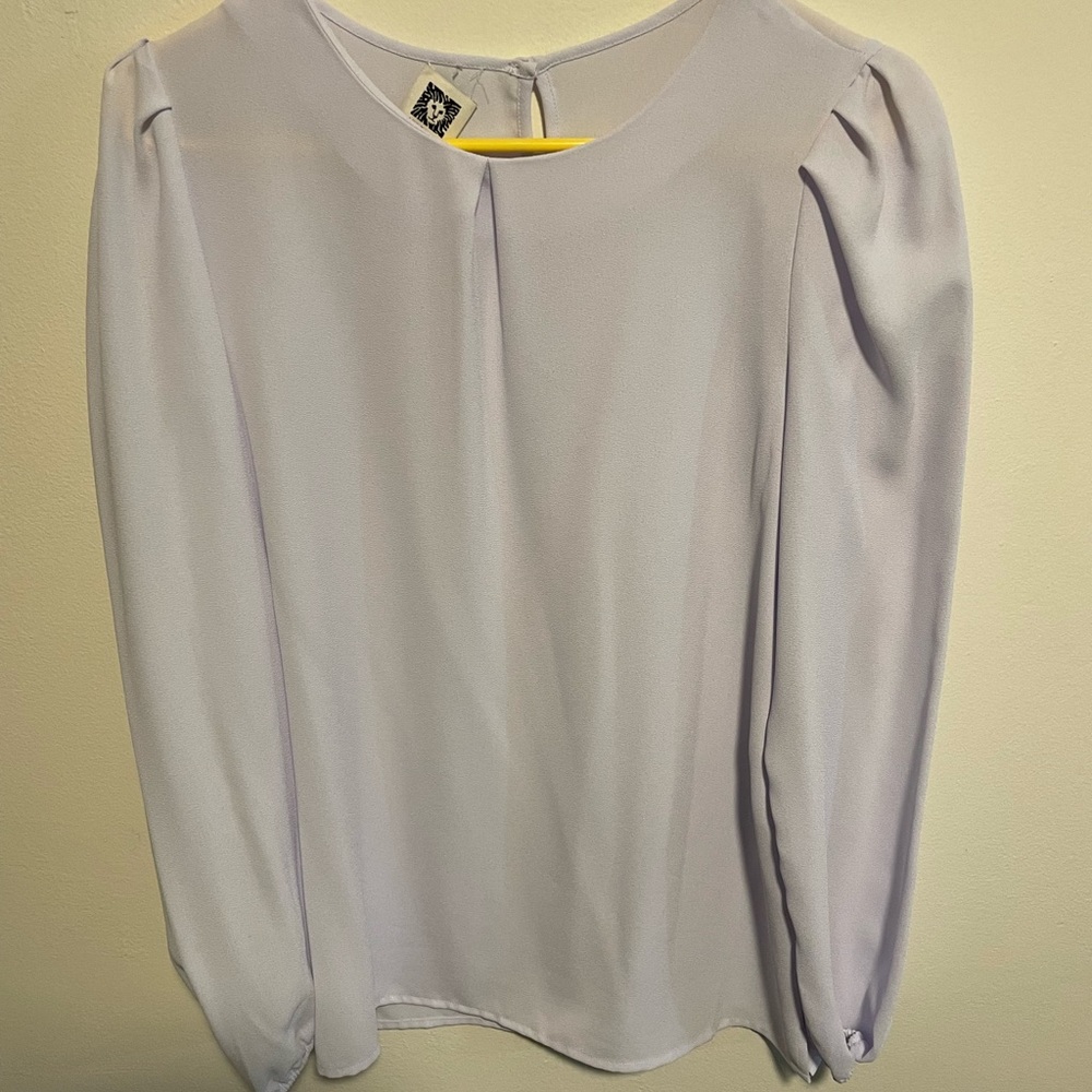 Anne Klein Light Purple Blouse